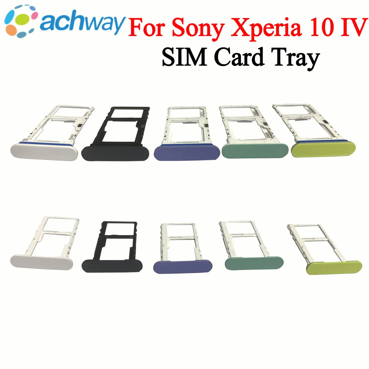 

SIM Card Tray For Sony Xperia 10 IV SIM Tray Slot Micro SD Card Tray Holder Adapter Socket For Sony X10 IV Replacement Parts