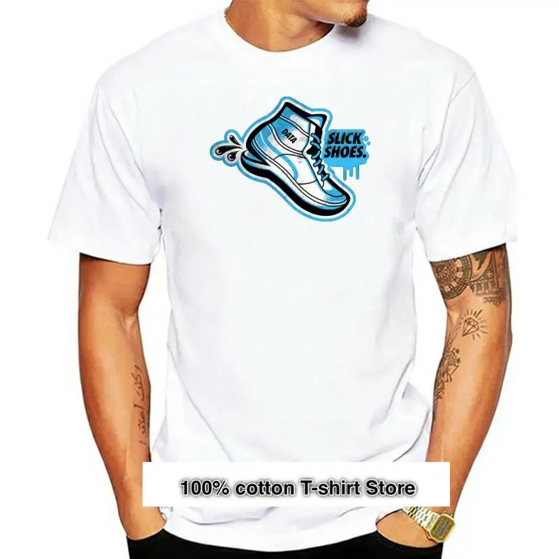 

Camiseta para hombre y mujer, camiseta с zapatillas neгра, camisetas de Data