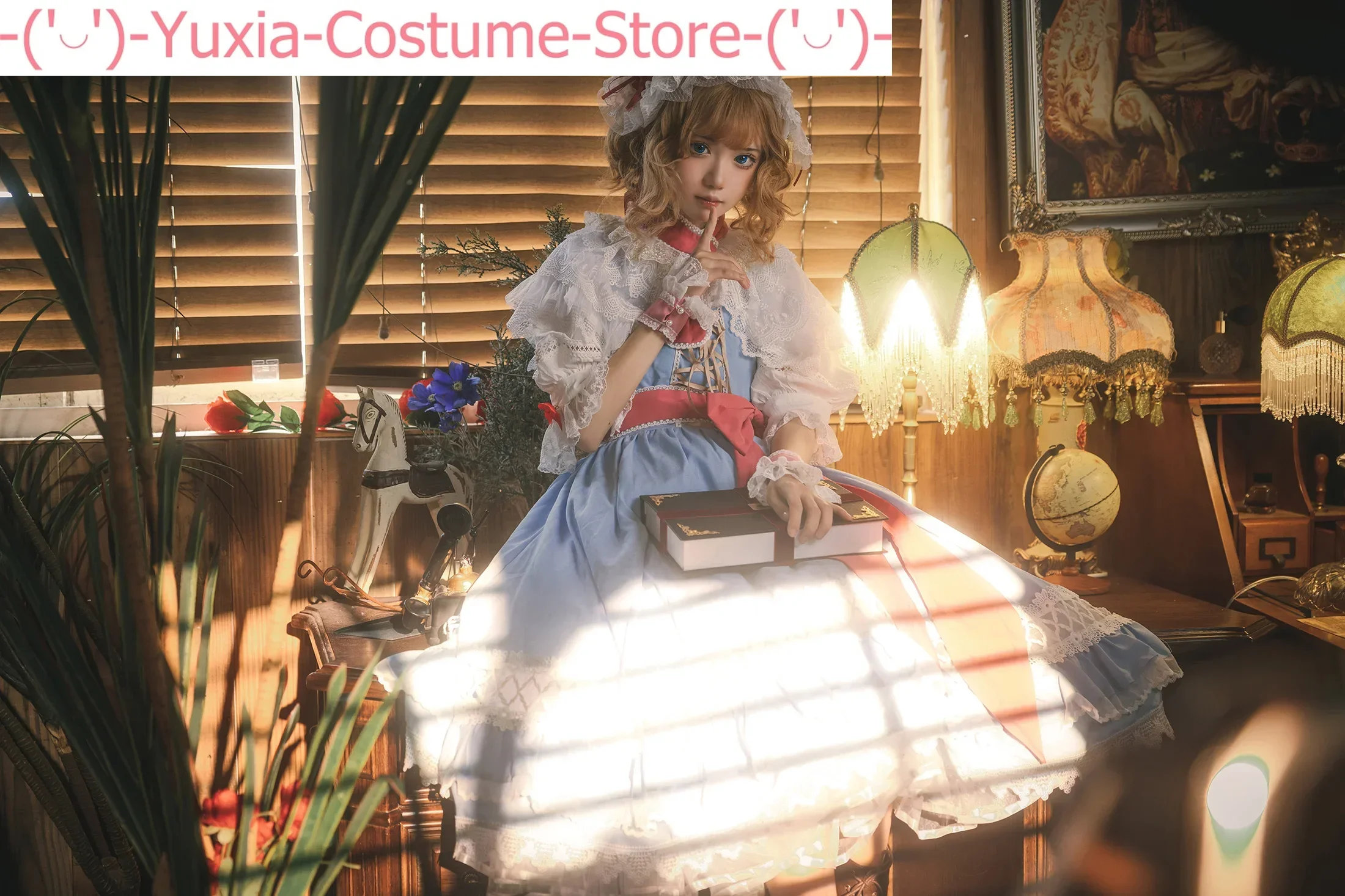 Платье для косплея Touhou Project Alice костюм униформа одежда ролевых игр