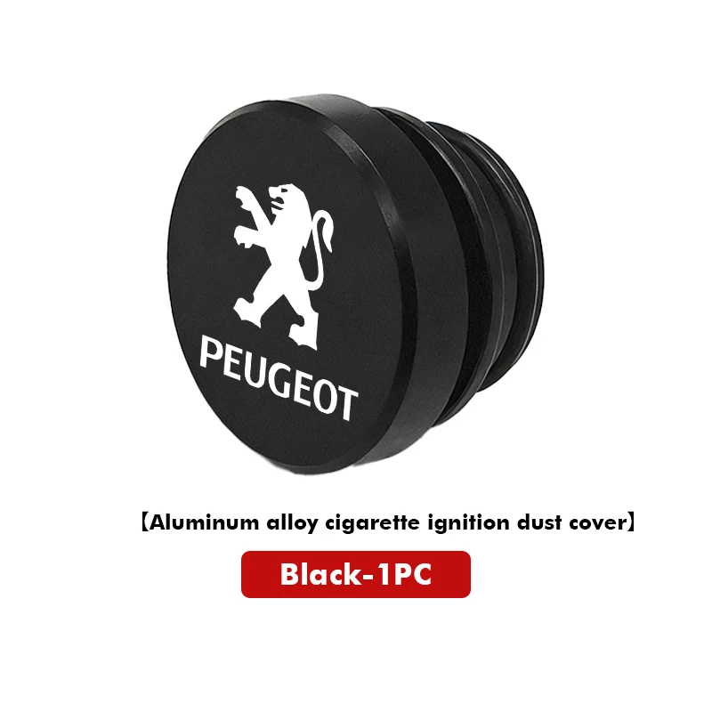 

1/2 шт. автомобильный логотип прикуривателя, пылезащитная заглушка, кнопка, защитный чехол для Peugeot 206 208 207 3008 308 2008 107 508 607 106