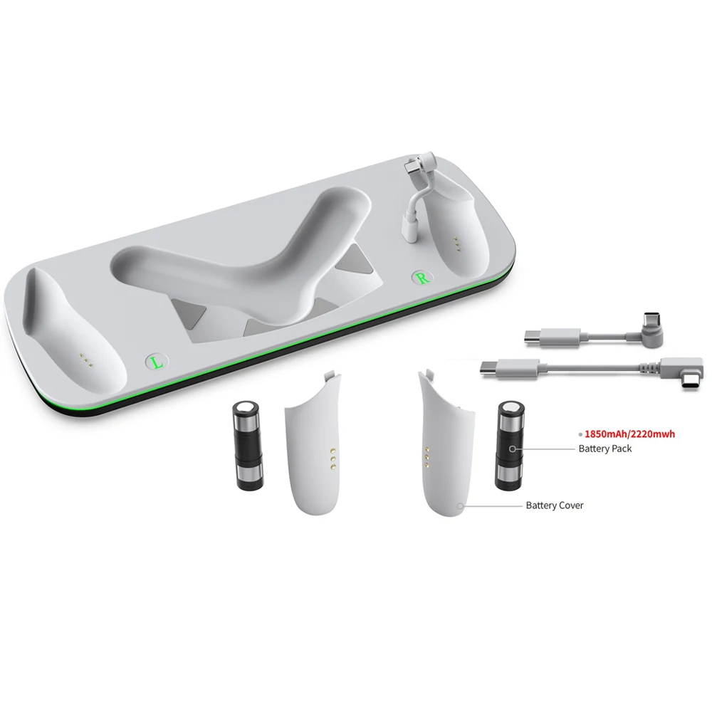 Зарядная док-станция для Mate Quest 3S зарядная станция гарнитуры и контроллеров VR с 2