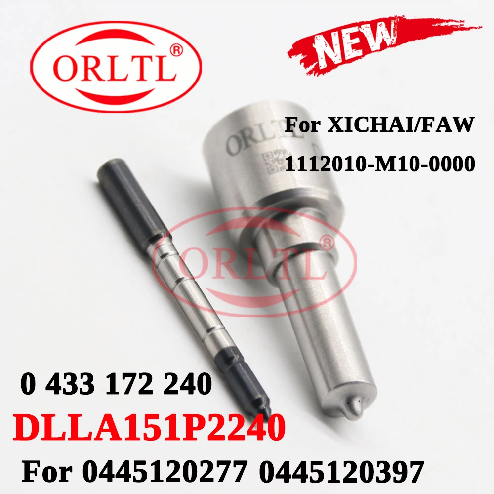 

DLLA 151P 2240 Diesel Injector Nozzle DLLA151P2240 Fuel Spray Nozzle 0 433 172 240 for CRIN2-6DM2 1112010-M10-0000 0445120277