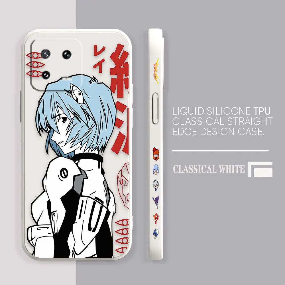 Case For Xiaomi PCOO F3 F4 F5 M3 M4 M5 X3 X4 X5 MIX 4 Black Shark 4 5 GT Pro 4G 5G Case Funda Cqoue Shell Anime E-Evangelion 02