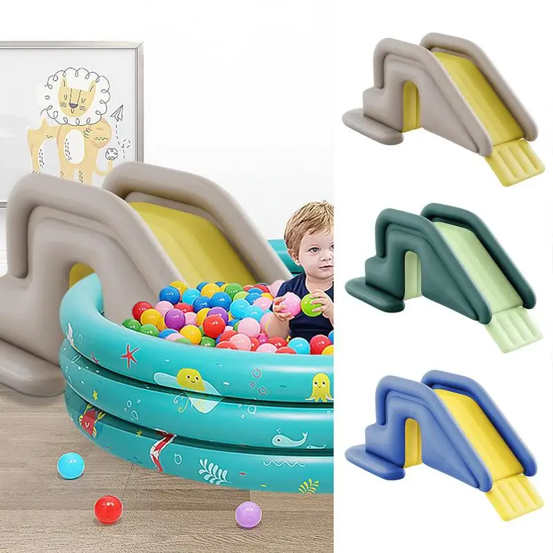 

Inflatable Swimming Pool Slide Thick Sunshade Shed Slide Swimming Pool Children's Adults Use Foldable Folding Send Air Pump