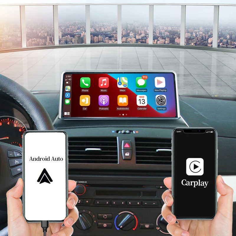 Factory Price 10.25&quotHD Android Auto Bluetooth Speaker GPS Navigation Screen Apple Carplay Car Video Player For 04-10 Bmw X3 E83 |