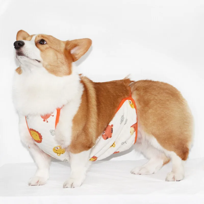 

New Pet Costumes Dog Clothing Belly Protection Anti-cold Belly Pocket Cute Tiger Doll Dog Home Clothes Luxury Dog Clothes
