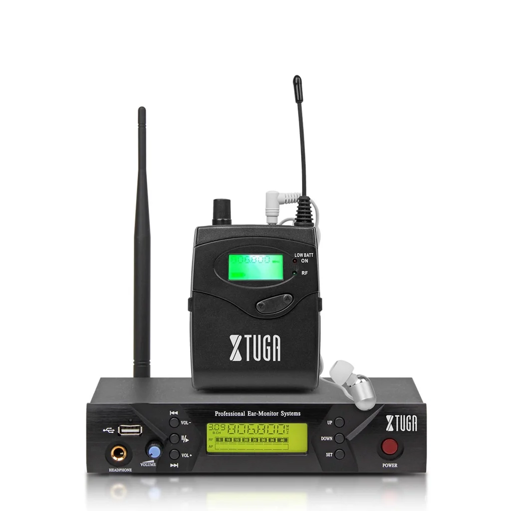 Xtuga BK510 Профессиональные беспроводные наушники-вкладыши для выступлений на сцене