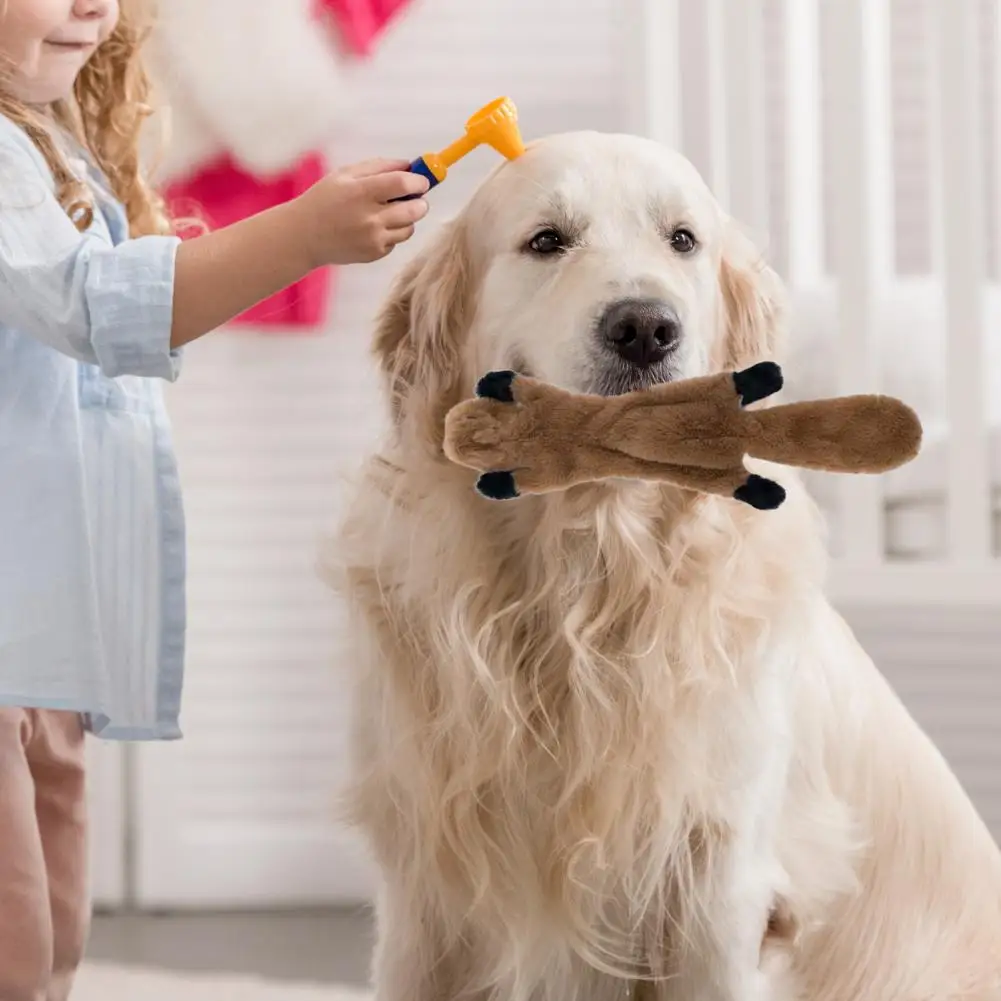 

Dog Toy Plush Sound Toy Keep Pet Active Healthy with Fun Teeth Vandalism Reduction for Chewing Play Engaging Pet Toy for Dogs