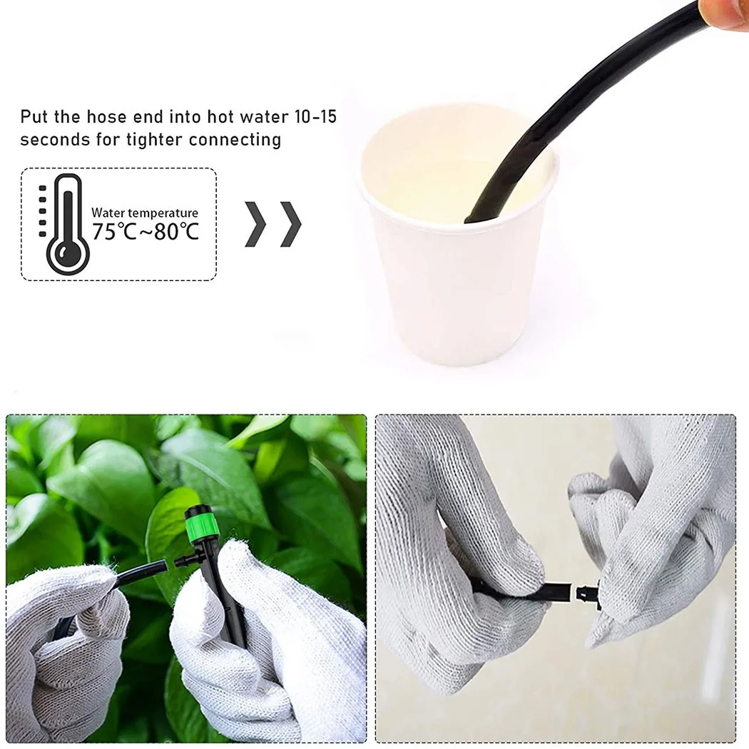 

25 PSI Water Drippers Water Drippers Adjustable Bubbler Drip Durable 50 Pcs/set Emitter High Quality Material New