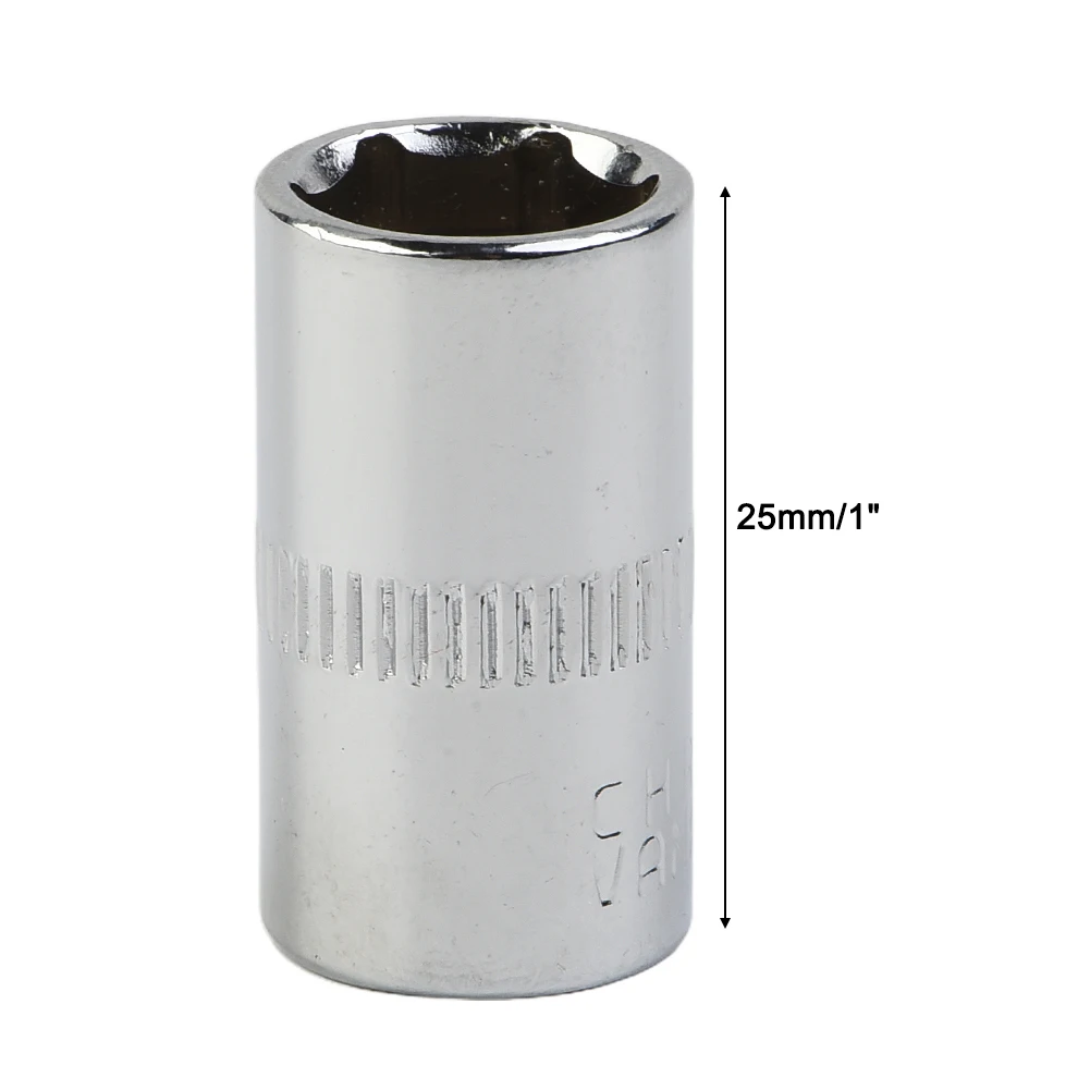 

4pcs Socket Chrome Vanadium Steel 1/4 Inch Drive 6-Point 10mm Socket DIY Hand-making Household Maintenance Tool