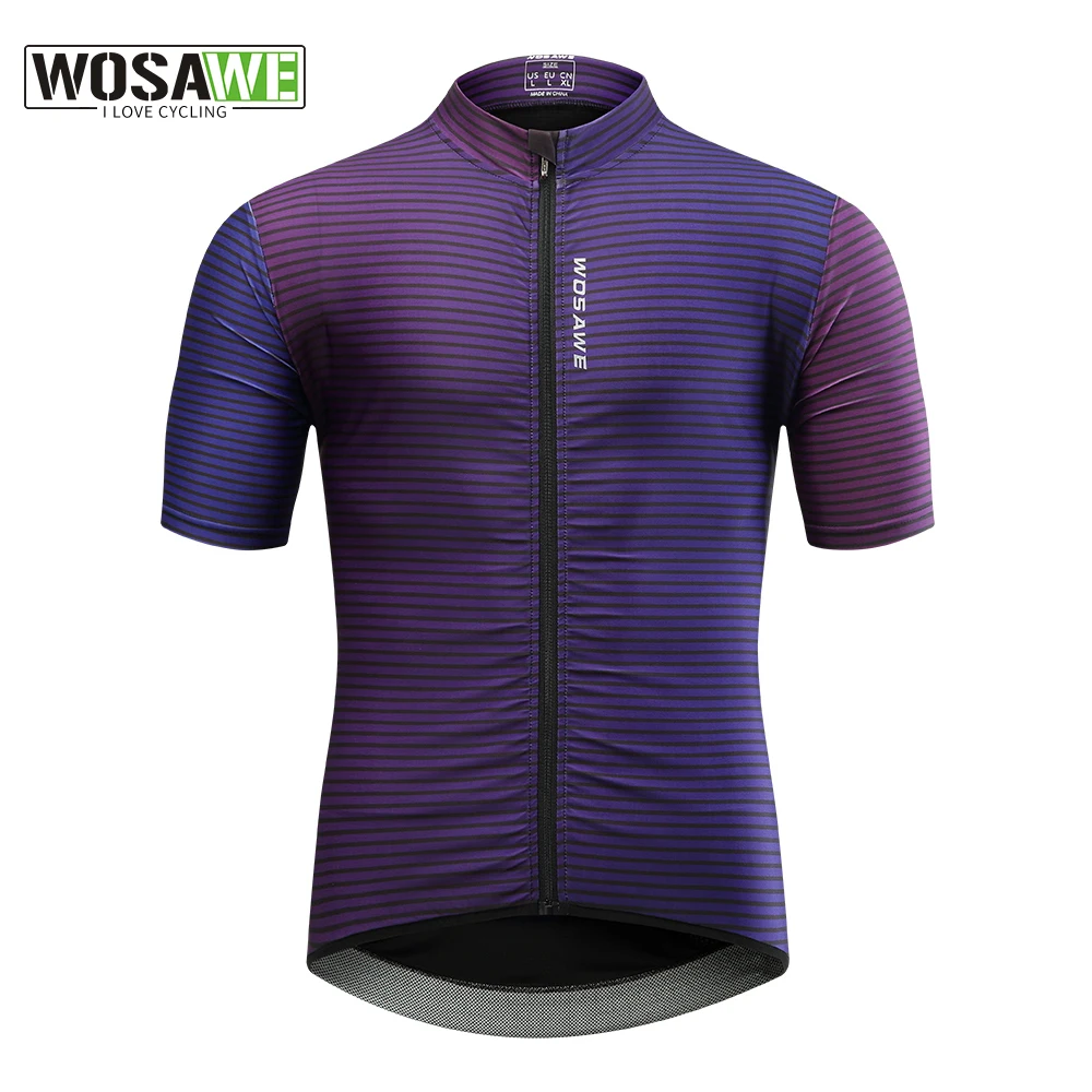 

WOSAWE Men's Cycling Jersey MTB Maillot Bike Shirt Downhill Jersey Ropa Ciclismo Maillot Quick Dry Mountain Bicycle Clothing