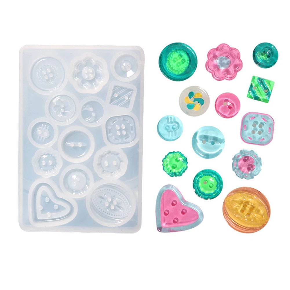 Brooch Drip Mould Button Drip Moulds DIY Supplies Drip Molds DIY Dripping Supplies Button Drip Moulds DIY Accessories Decorating