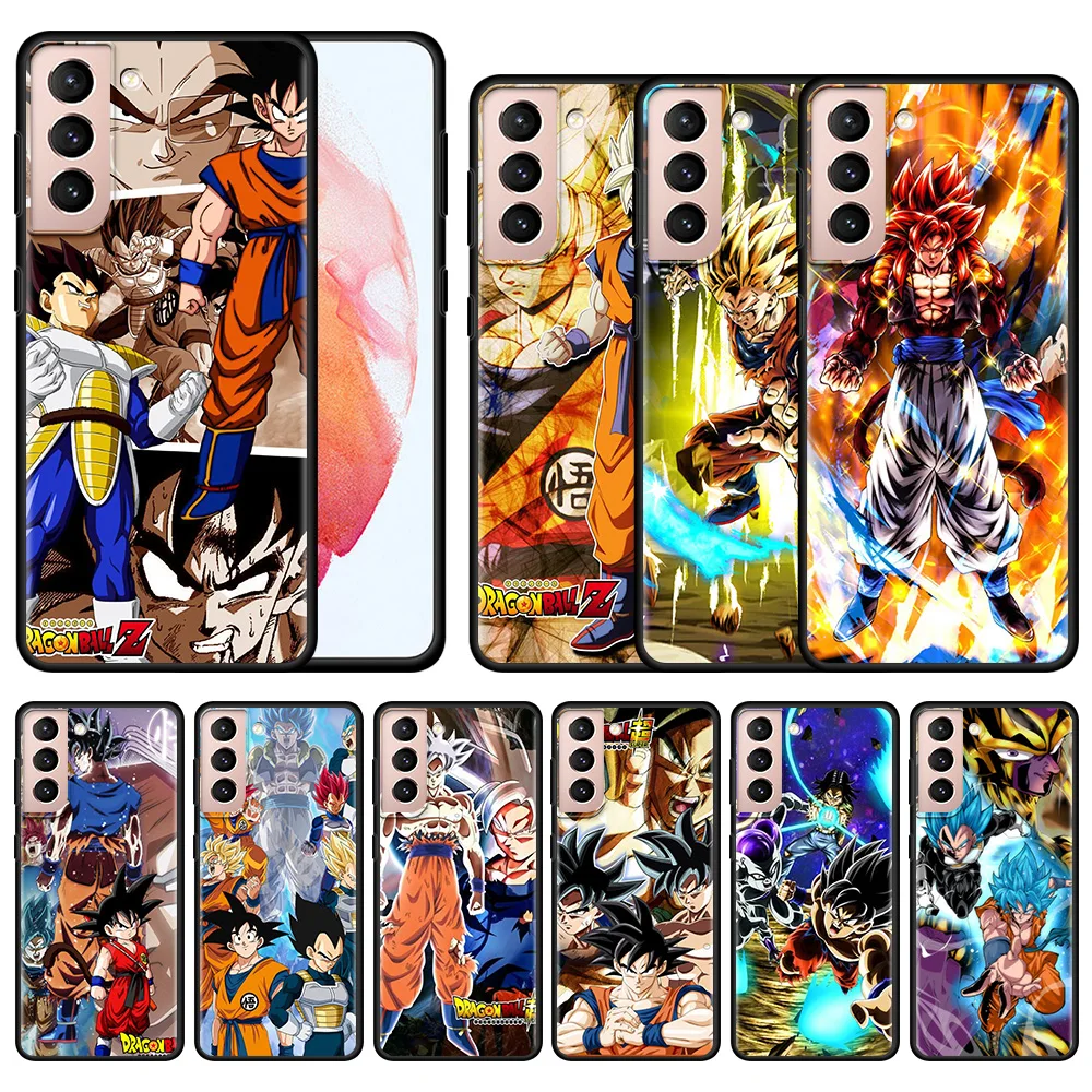 

Case For Samsung Galaxy S22 S21 S20 Ultra FE S22 S21 S20 S10 S9 S8 Plus S10e Note 20Ultra 10 Plus Cover Dragon Ball Goku Vegeta