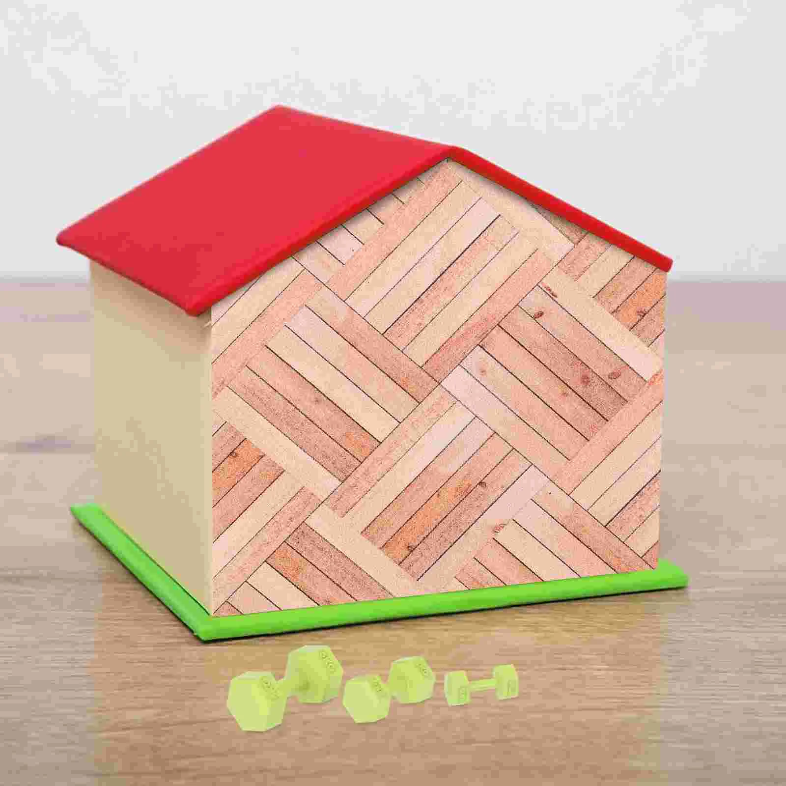 3 шт. мини-мехатели модель дома спортивное украшение кукольный домик игровой