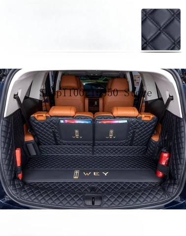 Коврик в багажник автомобиля для GWM WEY 07, 2023-2025, аксессуары для интерьера, аксессуары для хэтчбека, напольный поднос, водонепроницаемый вкладыш для груза