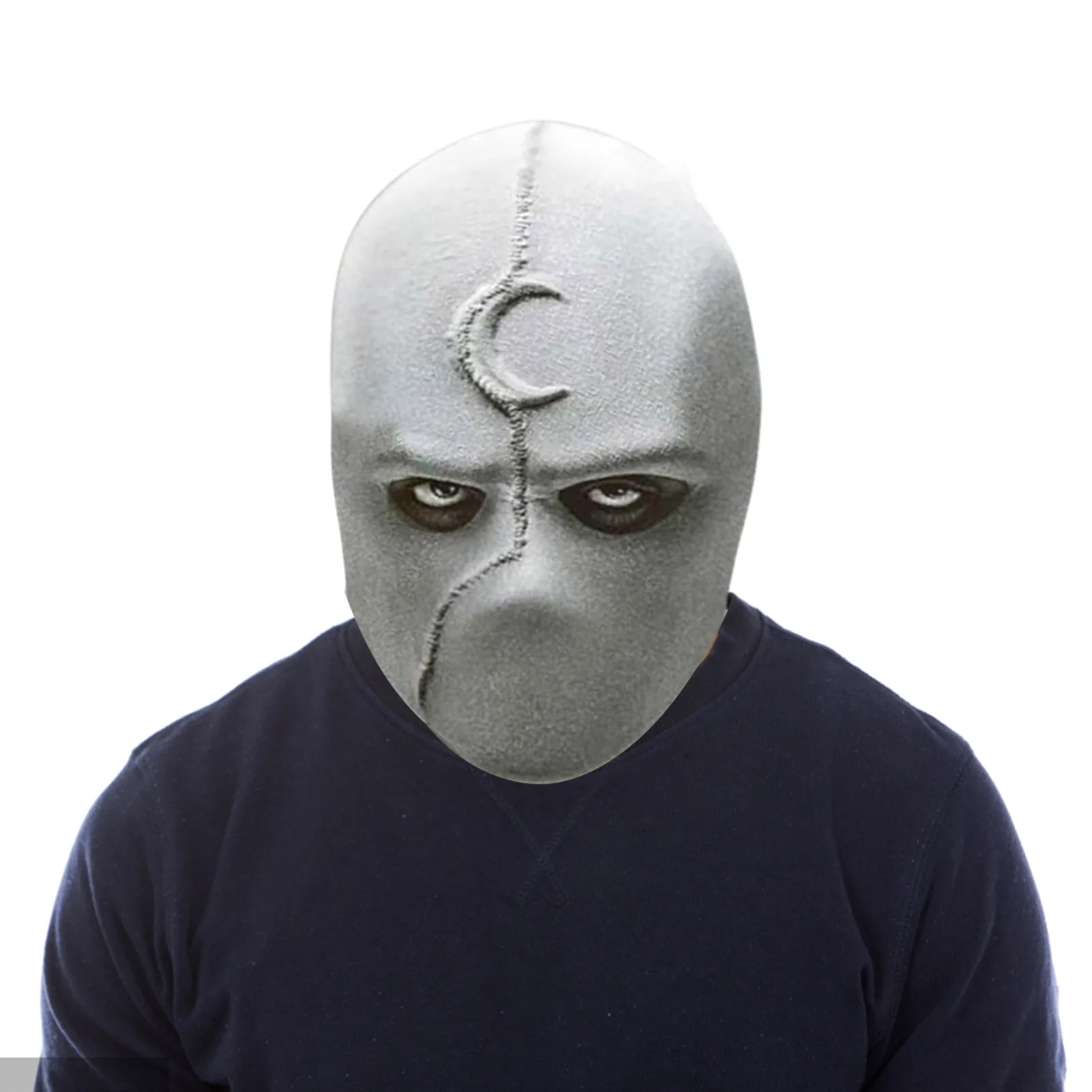 

2022 Moon Knight Props Latex Face Cover Role Play Props Party Movie Cosplay Props Action Figures Movie Periphery Toy Adult Men