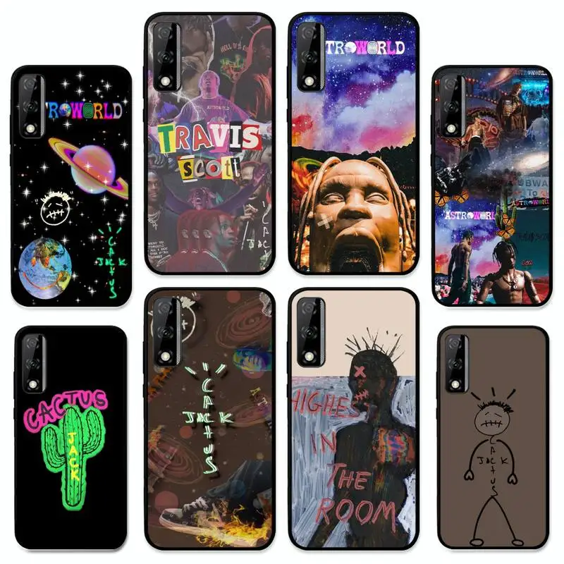 

Cactus Jack Travis Scott hiphop Phone Case for Huawei Y 6 9 7 5 8s prime 2019 2018 enjoy 7 plus