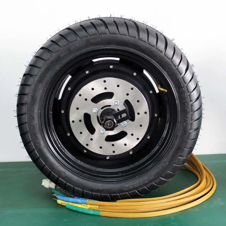 

YMMOTOR 14-inch brushless DC hub motor 60V72V96V8KW drive is suitable for small electric motorcycles Install the tire