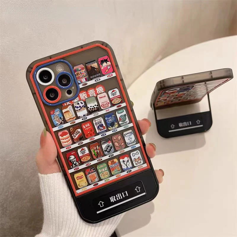 Чехол для телефона с торговым автоматом IPhone 14 13 12 11 Pro Max XR XS MAX 8X7 невидимый