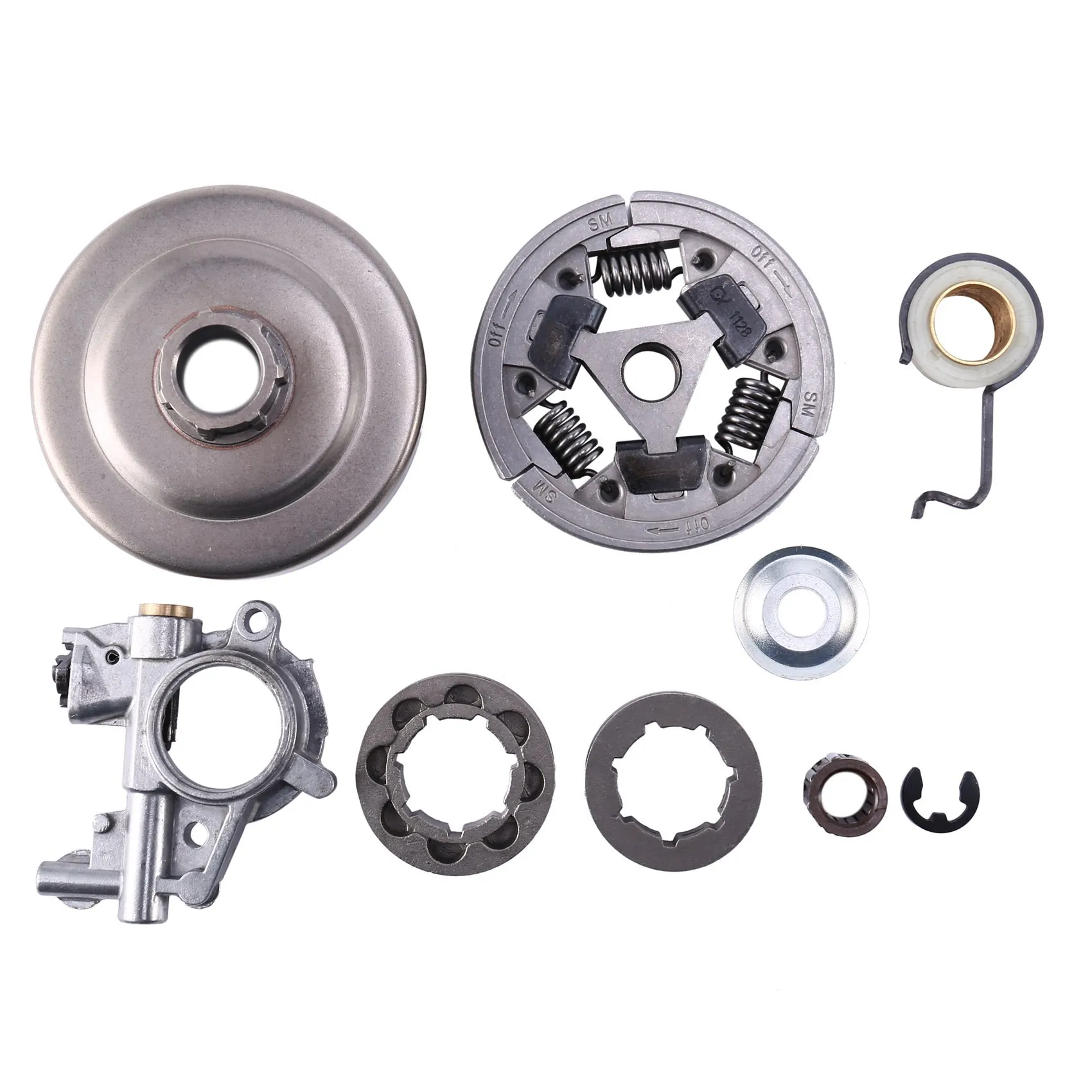 

Clutch Drum 3/8Inch 8T 7T Sprocket Rim Kit for Stihl MS361 MS 361 Oil Pump Worm Gear Chainsaw 1128 007 1000 1128 160