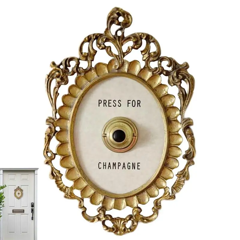 

Press For Beverage Button Sign Mini Press For Beverage Framed Vintage Button Beverage Themed Decorative Plates For