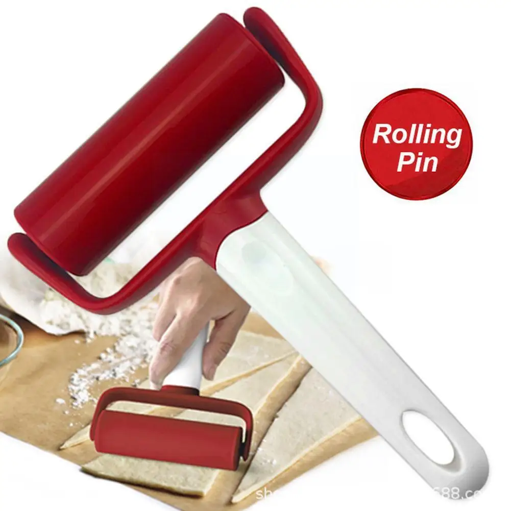 

Rolling Pin Pastry Pizza Fondant Bakers Roller Plastic Cookie Rolling Pin Dough Kitchen DIY Cooking Utensil Kitchen Gadgets T1U2