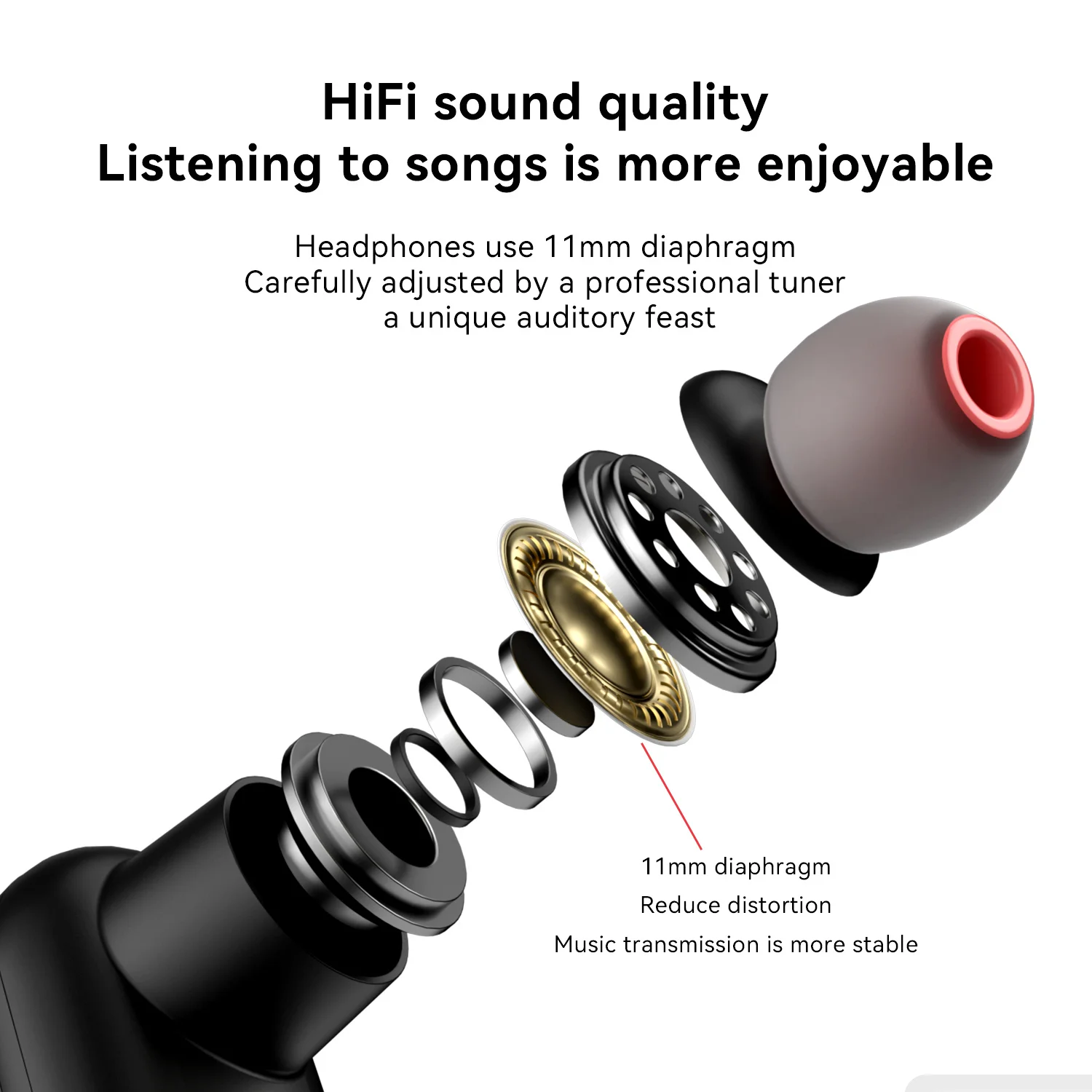 Водонепроницаемые наушники для плавания IPX8 спортивные подводные с микрофоном 8