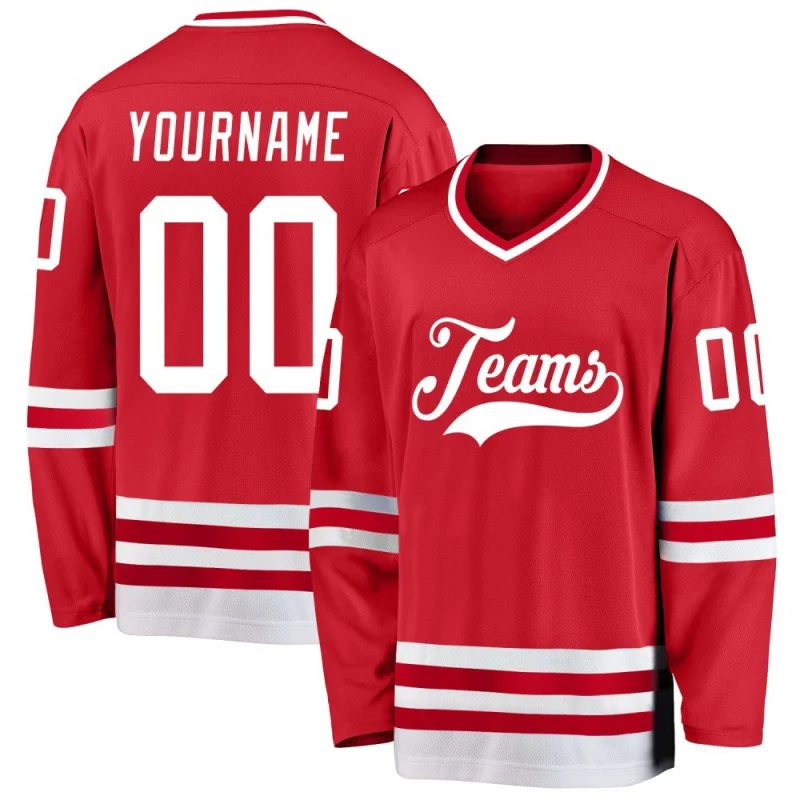 2022 Custom Sublimation Retro Ice Hockey Rugby Jersey Uniform Personal Team Sports Competition Training Man Jerseys