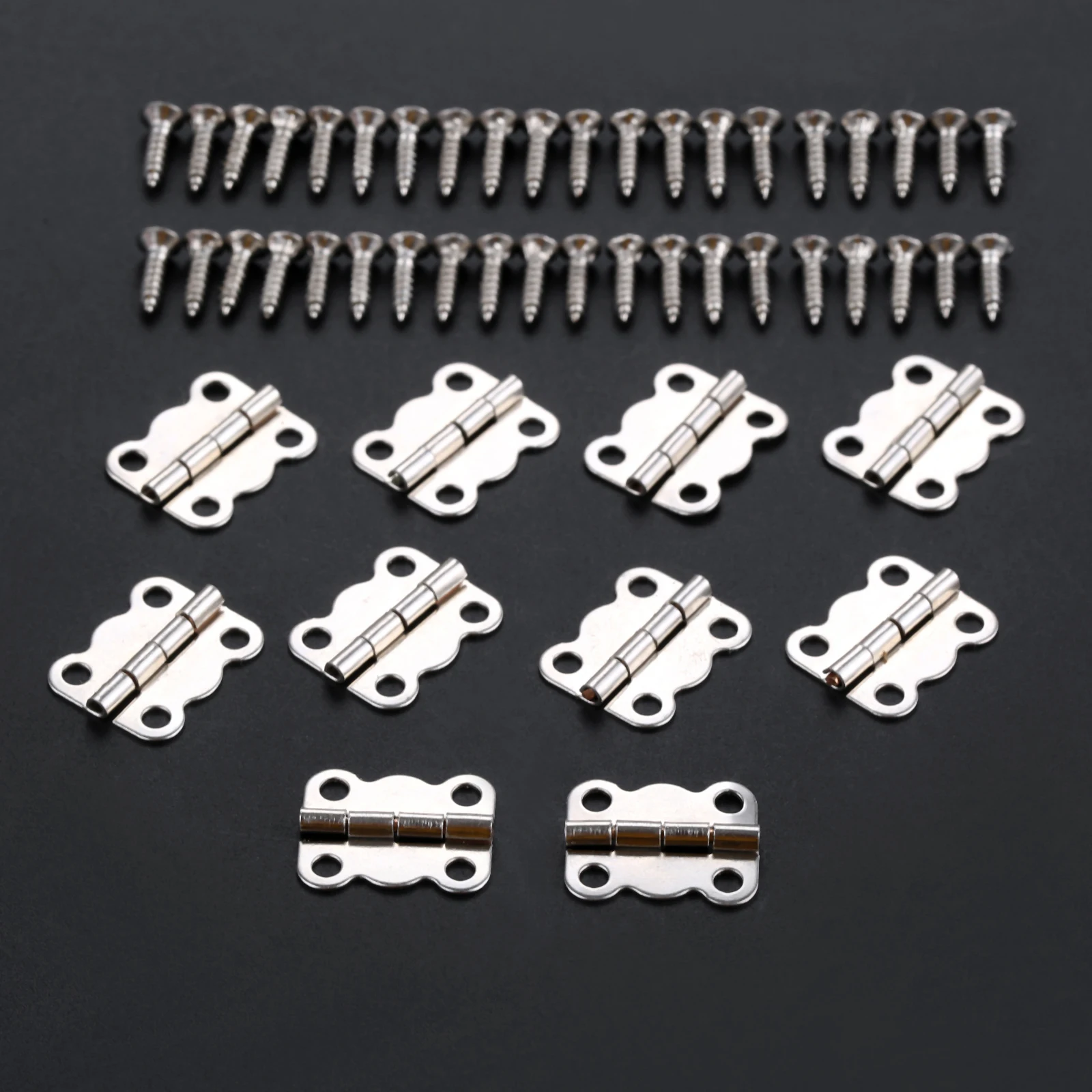 

10 шт. петли-бабочки с винтами серебро/красная медь/золото 16*12 мм Декор шкафа деревянная шкатулка ювелирные изделия подарок винный фурнитура