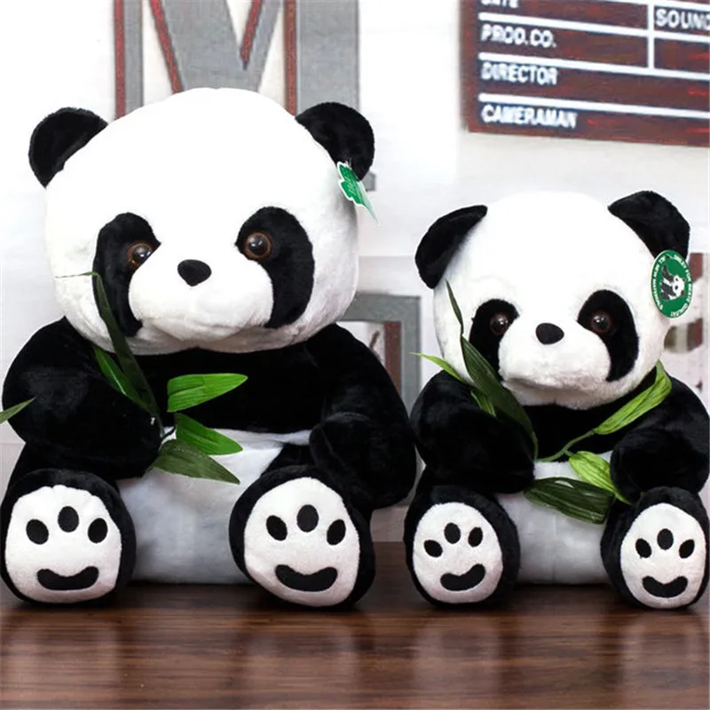 Cute Baby Big Giant Panda Bear Plush Stuffed Animal Doll Animals Toy Pillow Cartoon Kawaii Dolls Girls Lover Gifts 9-16cm | Игрушки и
