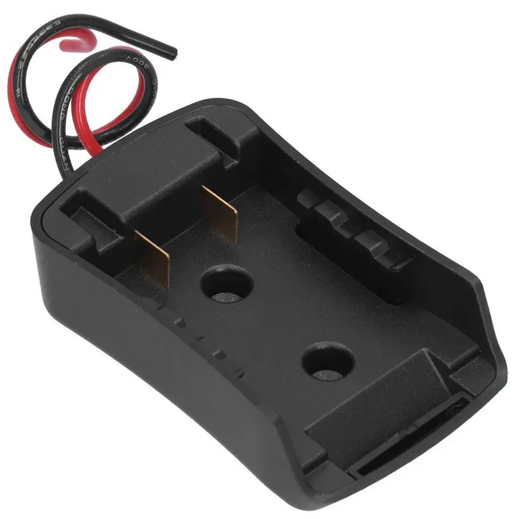 

18V Li-ion Battery Power Mount Connector Adapter For Makita Bosch Dewalt Milwaukee 18V Lithium Battery Dock Holder 14 awg Wires