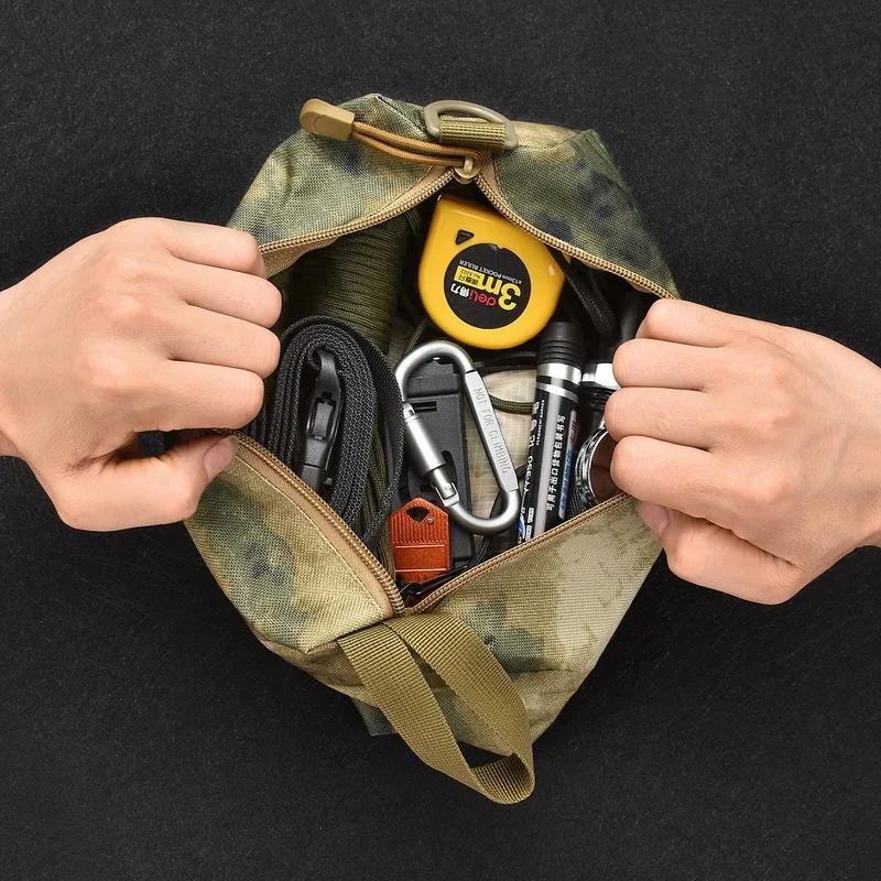 

Outdoor Camouflage Bag For Multi Tools Tactical Running Portable EDC Tool Storage Bag Climbing Camping Pinic Bag