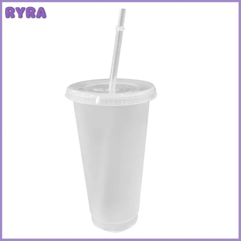 

Кофейные чашки, матовые 700 мл соломенные кружки с крышкой, прозрачная белая соломенная чашка, кофейная кружка, посуда для напитков, пластиковый стакан с соломенными кружками