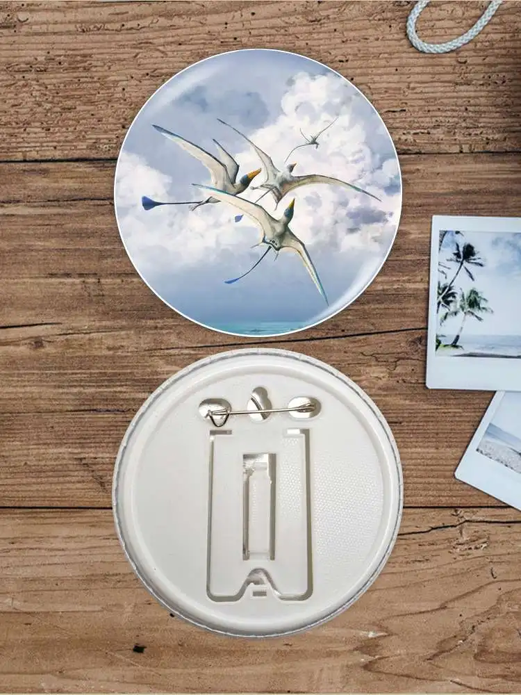 Винтажная брошь в виде животного динозавра фотозавра якорь периферийная булавка