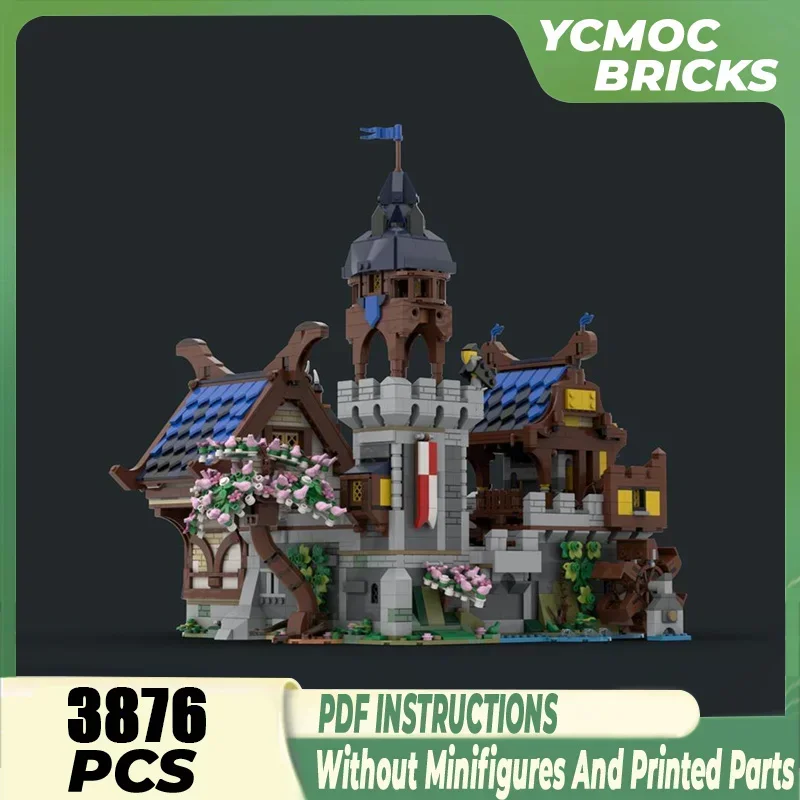 Средневековый замок серии Moc строительные блоки фортец соконеров модель