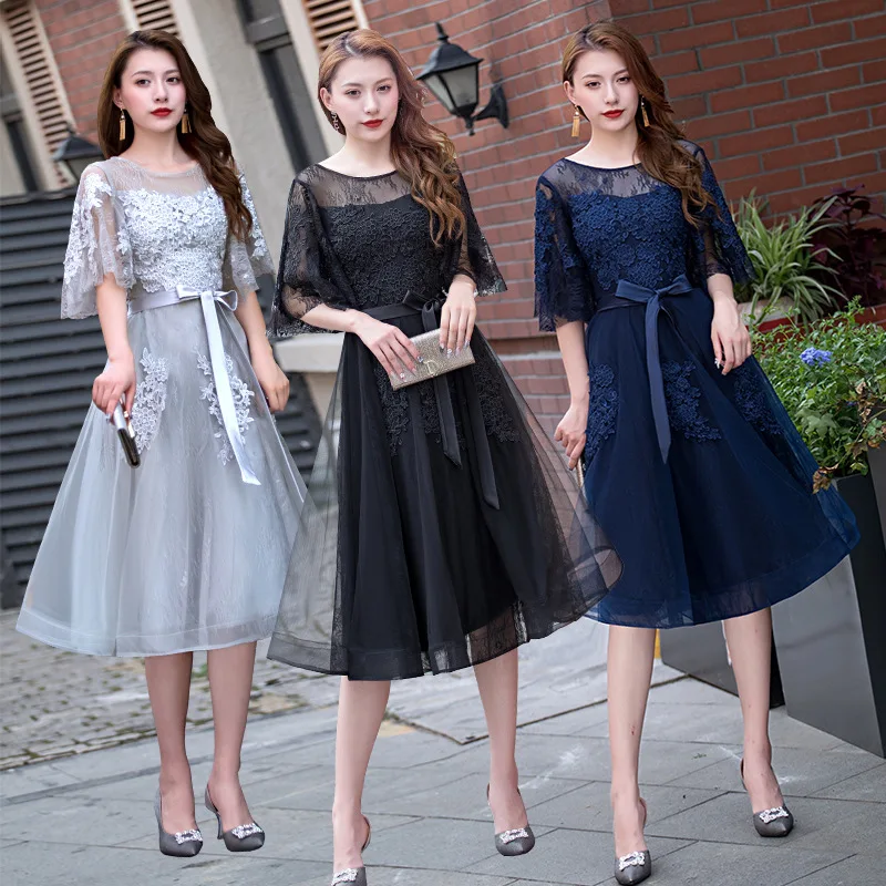 Темно синее платье. Вечернее платье из тафты. Вечерний платья средней. Синее коктейльное платье. Красивые платья миди для женщин.