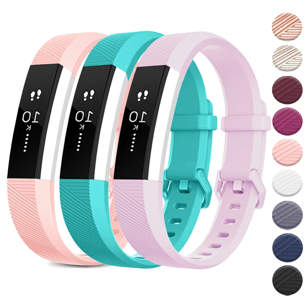 Silicone Strap for Fitbit Alta HR Band Wristband Adjustable Watchband Bracelet for Fibit Alta HR Strap Smartwatch Accessories