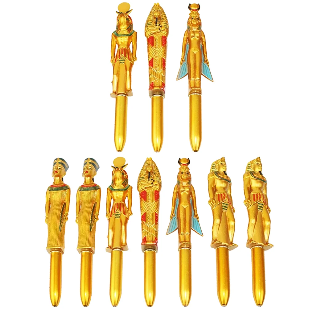 

10pcs Ballpoint Pen Creative Writing Pen Students Stationery Classroom Prizes