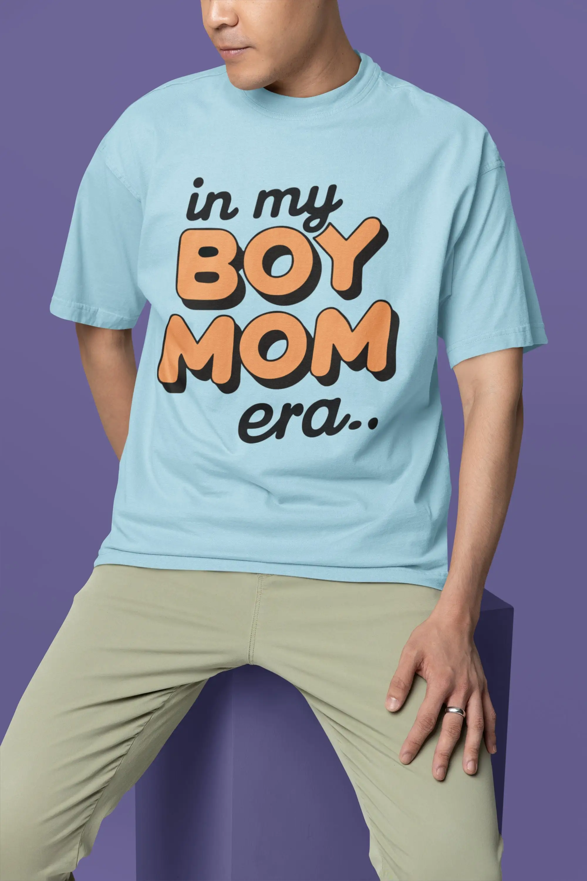 Футболка In My Boy Mom Era новое объявление ребенка ожидающее беременность