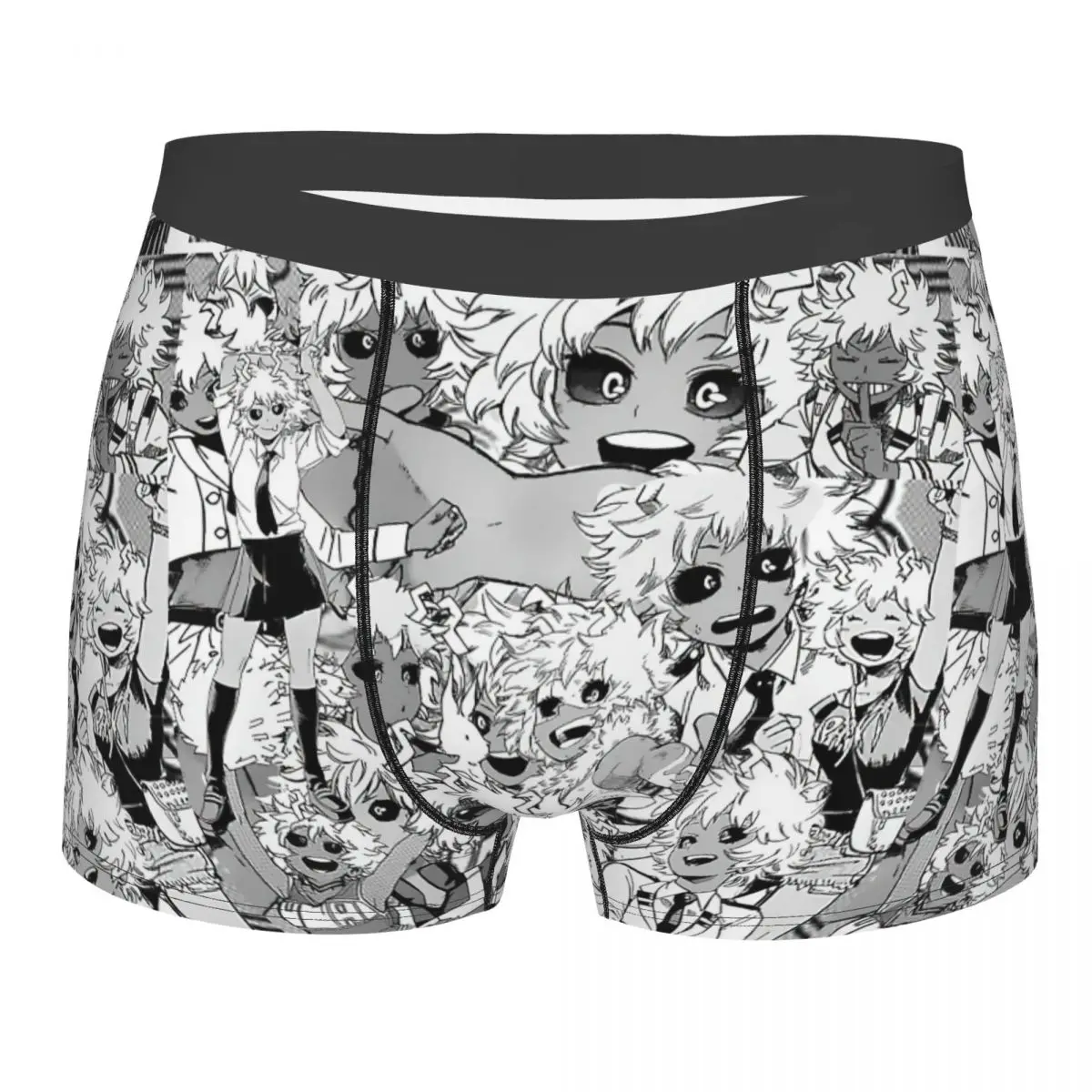 

Men's Ashido Mina Manga Underwear Boku No My Hero Academia Anime Sexy Boxer Shorts Panties Male Soft Underpants Plus Size