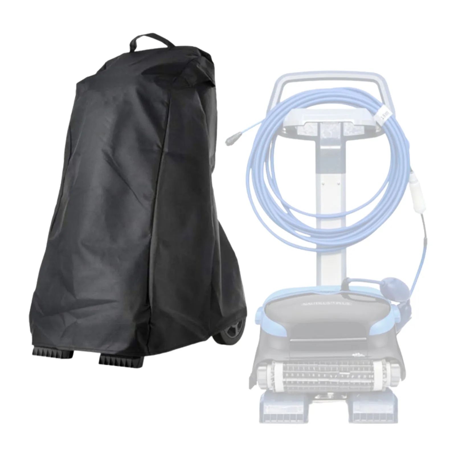 

Robotic Pool Cleaner Caddy Cover Classic Outdoor Waterproof Vacuum Cleaner Cover 420D Oxford Cloth for Pool Cleaners