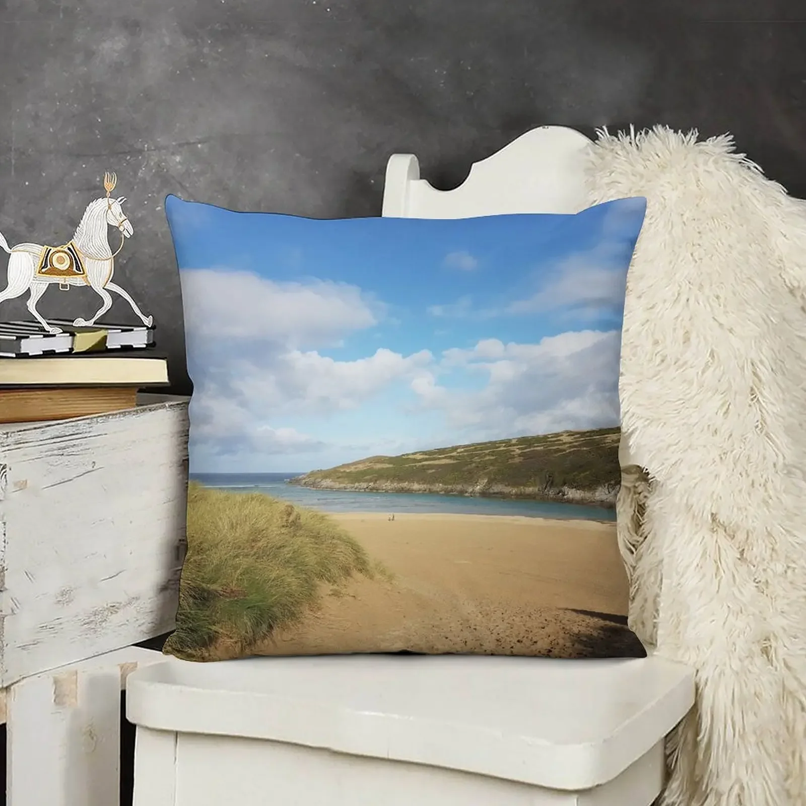 Crantock Beach декоративная подушка Cornwall чехлы для диванов гостиной