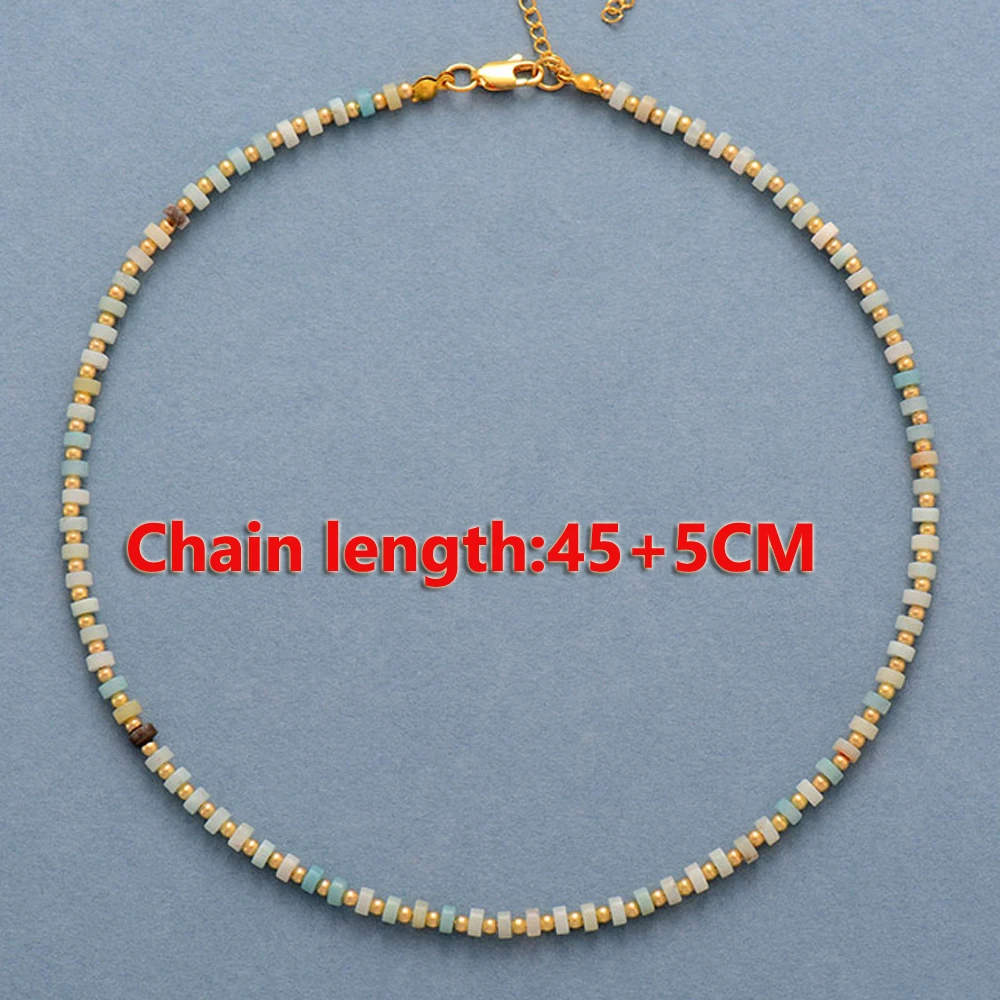 Бирюзовый Драгоценный Камень Heishi в стиле бохо для женщин и девушек летние