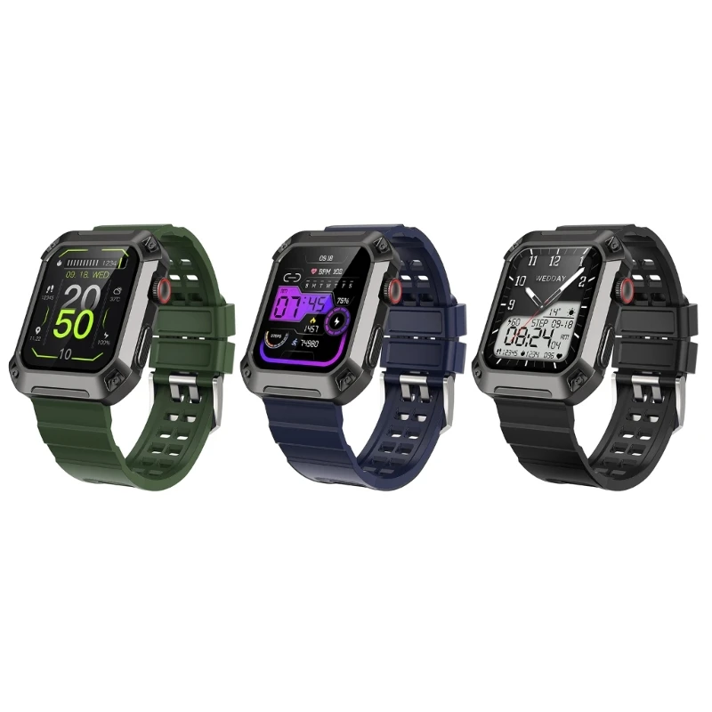 

41QA Smartwatch for Men Women, Fitness Tracker 1.83" Touch-screen Smartwatch Rogbid S2 Model HealthTracker IP68 Waterproof