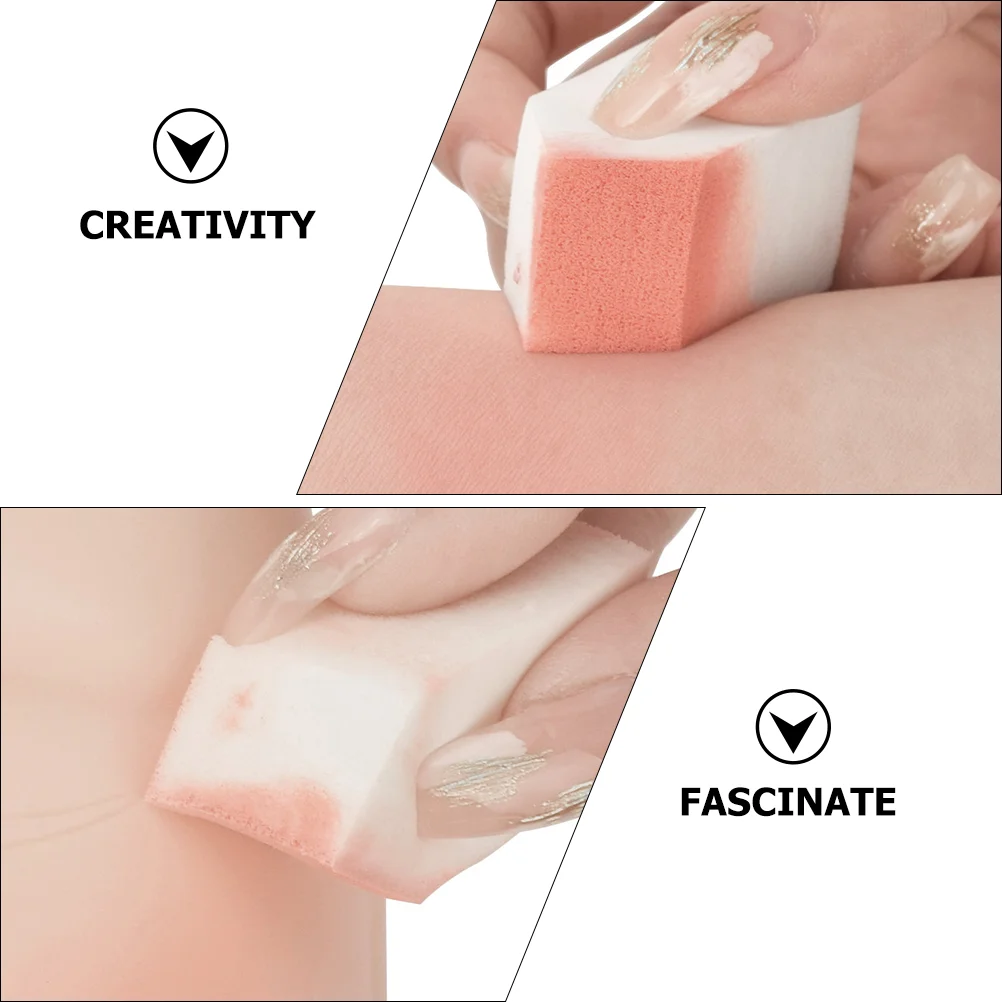 50 шт. спонжи для макияжа тонального крема с маленькой стрелкой женская пудра Miss