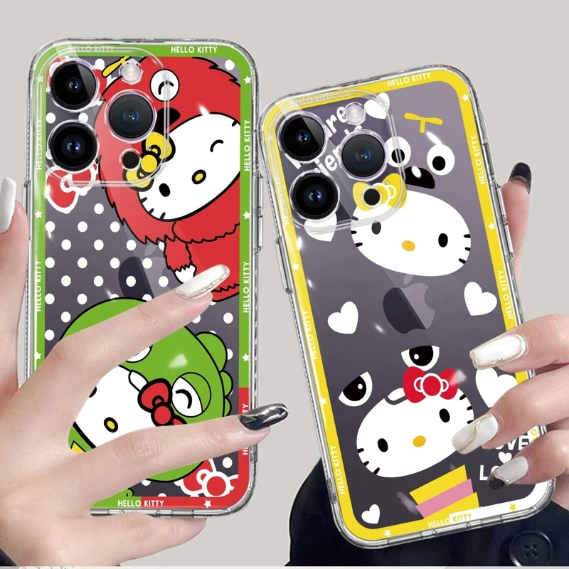 

Case Hello Kitty Art Shell For iPhone XR 12 14 Pro Max 13 11 Mini XS X 12mini 13mini