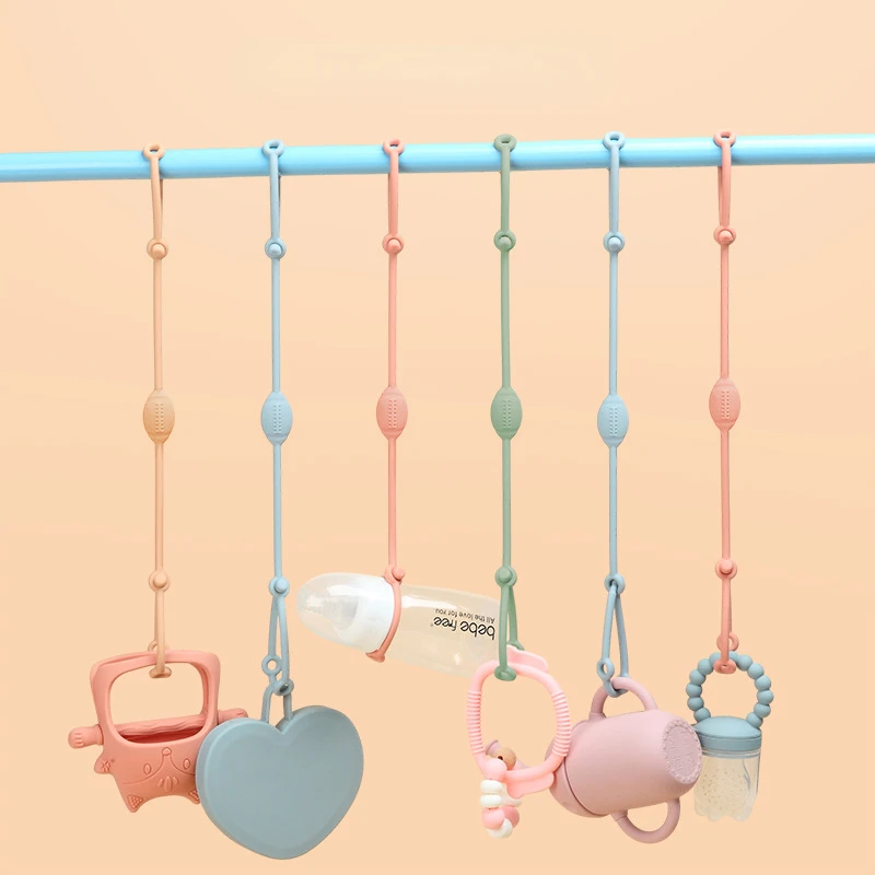 

Baby Anti-drop Chain Newborn Pacifier Adjustable Silicone Infant Nipple Soother Chain Dummy Holder