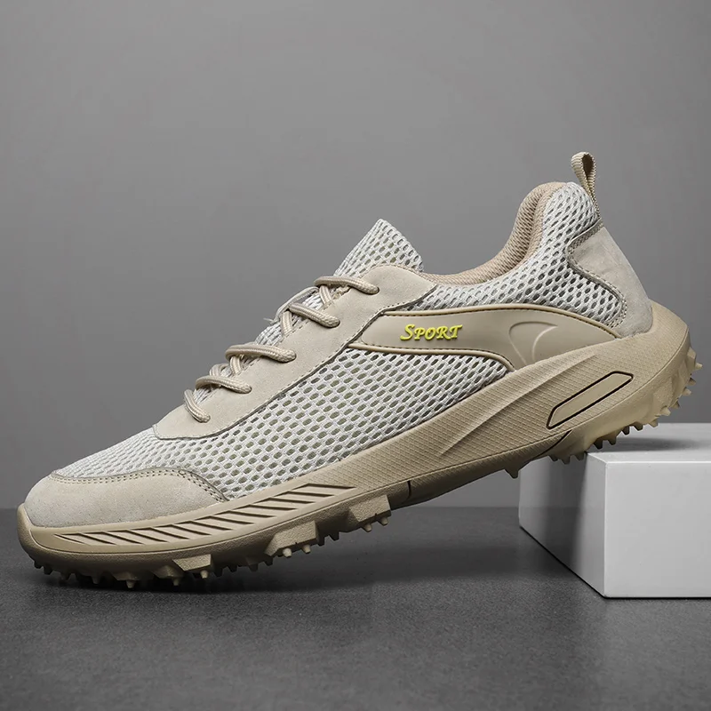 

Туфли мужские сетчатые на шнуровке, повседневные дышащие износостойкие, на шнуровке, плоская подошва, Уличная обувь