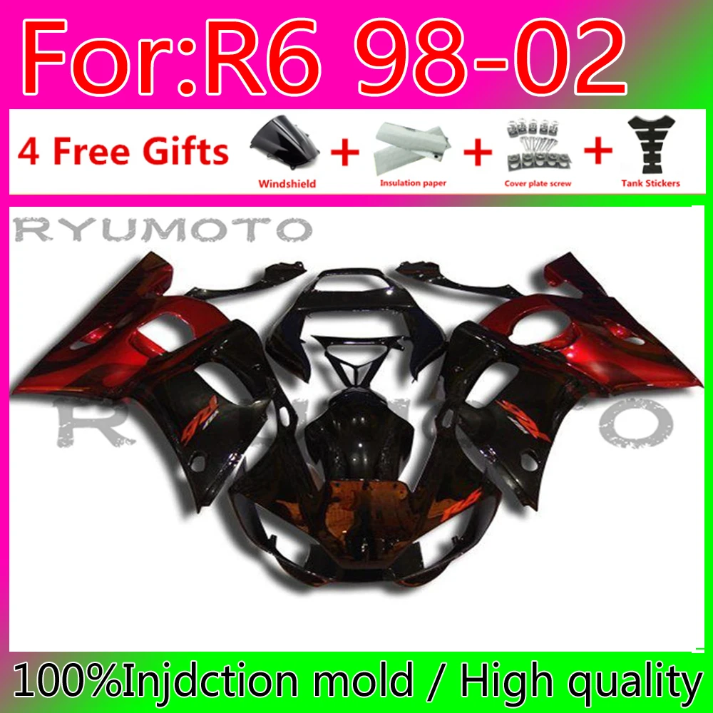 

Обтекатели из АБС-пластика для мотоцикла Yamaha YZF R6 1999 2000 2001 2002