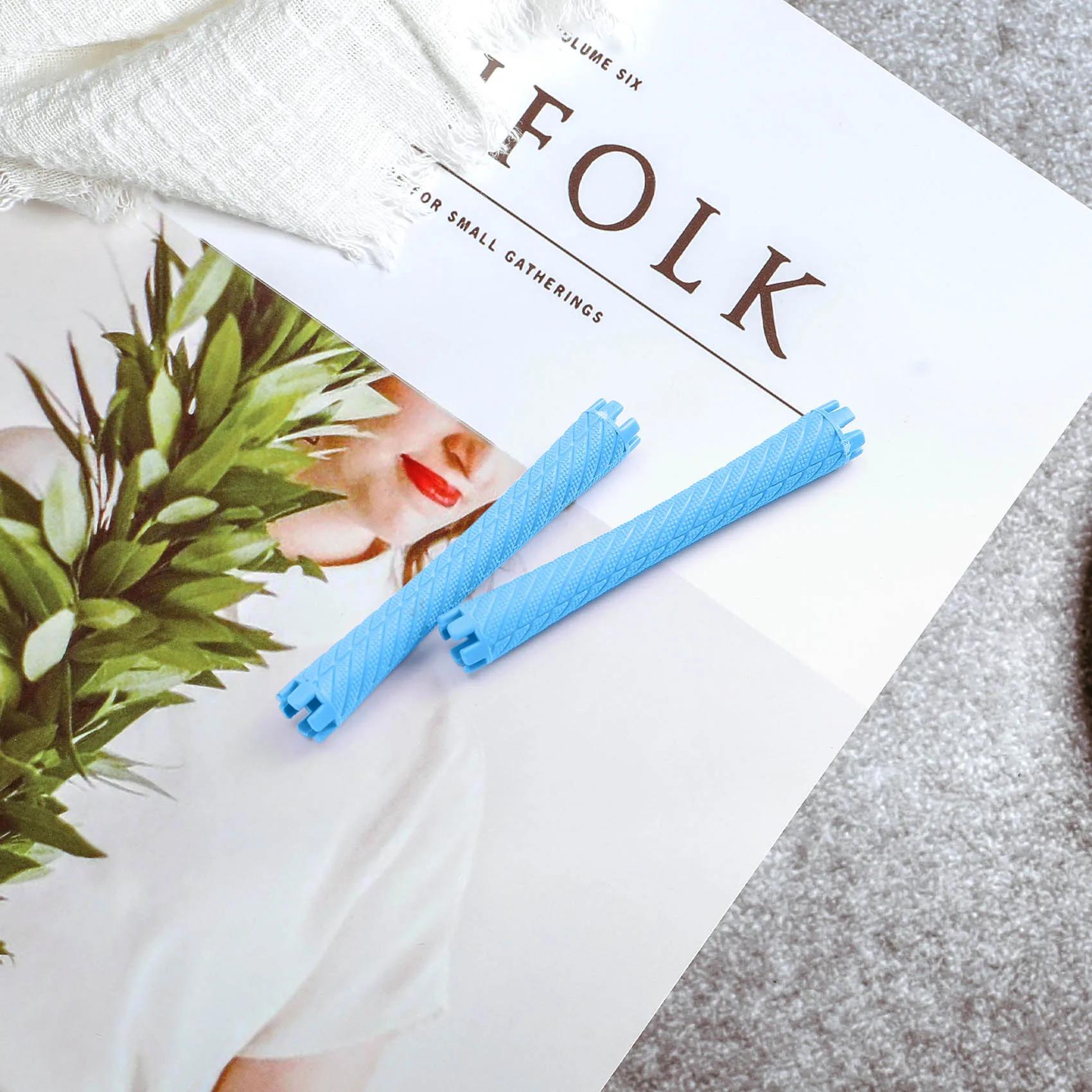 100 шт./набор пластиковые бигуди 10 размеров